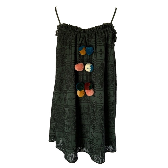 Strappy Boho Pompom Dress - Picture 3 of 10